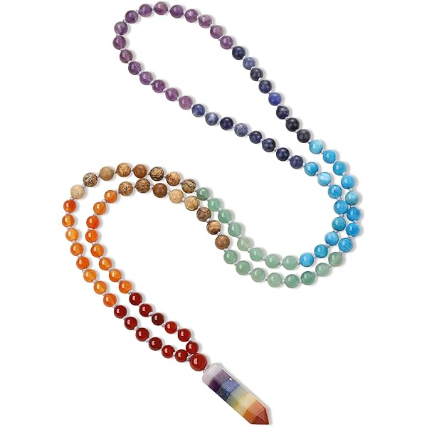 COAI 6 mm handgemaakte gebed 108 Mala steen kralen ketting, Steen, Onyx