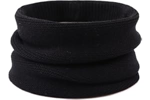 Pesaat Knitted Baby Boys Girls Scarf Autumn Winter Toddler Scarves Warm Round Neck Warmer Infant Toddler Kids