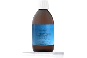Dioxnatur ® Bleu de méthylène 1% USP Grade pharmaceutique 250 ml Étiquette FR Pipette intégrée haute pureté