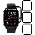 MI-KOU【4 pezzi】Film protettivo compatibile con Amazfit GTS 2 Mini,[antigraffio],[ tocco sensibile],[senza bolle],[applicazion