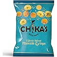 CHIKA'S - Hand Cooked Lightly Salted Plantain Crisps - Healthy & Nutritious Vegan Snack - 12 x 35g