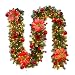 Produktbild Lispeed 2.7M Weihnachtsgirlande Weihnachtliche Kränze Girlanden Tannengirlande Tannenzweiggirlande Weihnachtsdeko Dekogirlande Weihnachts Girlande Indoor Outdoor