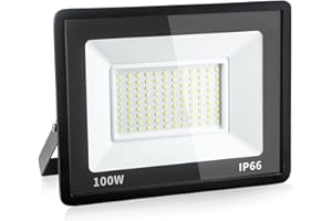 Psatfito G 100W LED Strahler, 10800LM Superhelle LED Flutlicht, IP66 wasserdicht