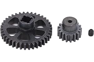 Dilwe Riduttore in Metallo RC, Pezzi di Ricambio per L'aggiornamento del Pignone del Motore Dell'ingranaggio di Riduzione RC per Wltoys A949 A959 K929 1/18 RC Car