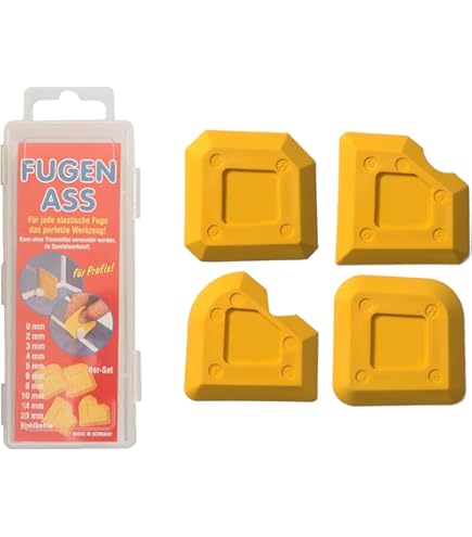 Set Lisciafughe Wolfcraft 2 Pezzi - In TPU Per Fughe Di Silicone, Profili Multipli