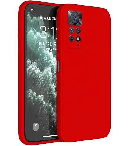 BAIDIYU Cover per Oppo A53s, AntiGraffio, Sottile Paraurti Antiurto TPU Protezione Flessibile, Custodia Cover per Oppo A53s.(Rossa