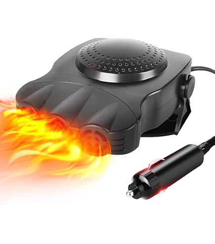 Riscaldatore Auto Portatile A Batteria - Doppia Alimentazione USB, Sbrinatore Parabrezza | Per Inverno, Campeggio, Cameretta