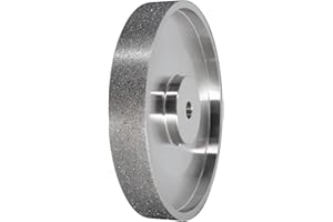 Nvanvmm, 6Inch Dia x 1Inch Wide, with 1/2Inch Arbor, Diamond Grinding Wheel for Sharpening HSS, 80 Grit