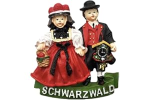 WEDARE MAGNET SOUVENIR Schwarzwald 3D Schwarzwald Niemcy magnes na lodówkę Tourist Souvenirs ręcznie robiona żywica naklejka magnetyczna do domu kuchnia dekoracja w podróży prezent