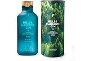HILLS & HARBOUR GIN Hills and Harbour Gin Gift Set - 70cl (40% ABV) - Multi-Award Winning - Scottish Craft Gin - Including Tasty Cocktail Recipes and VIP Access to Mixologists Lounge - Premium Gin Gift Set