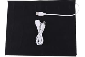 ‎WALFRONT Walfront Elektryczna poduszka grzewcza 5V USB do siedzenia dla zwierząt domowych ogrzewacz do łóżka