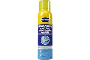 Dr. Scholl's Desodorante Calzado 150ml - Desodorizante Calzado en Spray con Neutralizador de Olores 48h, Elimina el Olor del Calzado, Elimina el Olor de Calzado, Frescor Duradero, Apto para Todo