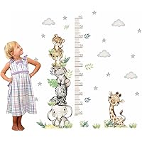 Brunoko Stickers Muraux Enfants Toise Murale Enfant - Stickers Muraux Chambre Et Stickers