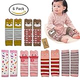 iZiv(TM) 6er Set Netter Baby-Kleinkind Bein Hülse Warmers Kniestrümpfe Protector Wärmer für Mädchen 0-3 Jahre