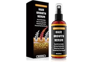 YAAHEI Haarwachstumsserum Spray für Männer/Frauen,haarwachstum beschleunigen,Verhindert Haarausfall,Mit Biotin und Rosmarin für Haarwachstumsöl, haaröl wachstum,bart wachstum,Sanft,Trocken,60ml