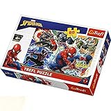 puzzle trefl 1000 rozmiar  Puzzle 60 Waleczny Spider-Man