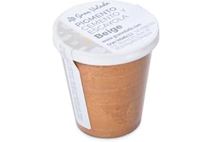 GRAN VELADA Pigment beige pour ciment et plâtre | Insoluble, haut pouvoir de teinture, économique, facile à utiliser | Donnez de la couleur à vos créations DIY avec facilité | 30 cc