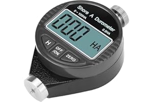 MLMLH Hardness Tester Meter - 100HD A Durometer Shore Rubber Hardness Testers Digital Durometer Scale LCD Display Meters for Silica Gel Tire Plastic Flooring