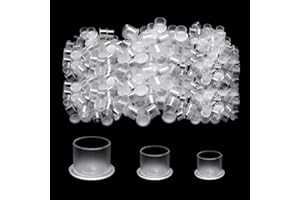 ATOMUS Tattoo Ink Cups With Base 300Pcs Pigment Cups Mixed Small Medium Large Ink Container for Tattoo Kit Tattoo Supplies (Mixed_300pcs)