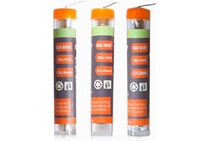 TOWOT Filo per saldatura senza piombo con nucleo di colofonia, 3 pezzi (1,2 mm/1,0 mm/0,8 mm) 10 g di stagno piombo colofonia flusso ferro strumento di saldatura per saldatura elettrica