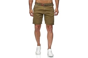 Indicode Conor Pantalones cortos de algodón para hombre