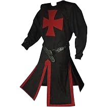 Casque Chevalier Templier Nautical Replica - Acier Noir 18G - Taille Unique Adultes - Déguisement Medieval