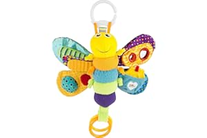 TOMY Lamaze - Freddie La Luciole, Peluche Bébé à Clip pour Berceau ou Poussette L27024, Jouet d'Éveil Bébé, Jouet Éducatif Multicolore, Convient dès la Naissance