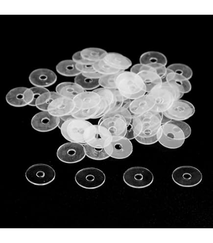 LOVANS 2 pz Clip Ferma Charm Stopper in Silicone, Oro Rosa Distanziatore Beads Blocco per Bracciale Donna Argento 925, DIY Ciondolo Regalo per Amica