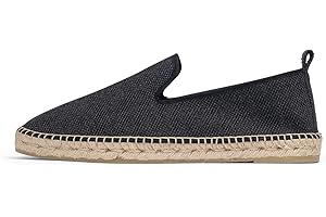 FRED MARTIN COLLECTION, Herren Vegane Espadrilles aus Bio-Baumwolle mit Jutesohle und Stoffinnenseite