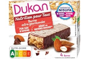 Dukan Barres de Son d'Avoine Extra-Gourmand Chocolat noir 120 g
