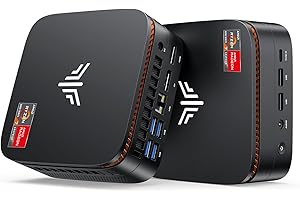 NiPoGi Hyper H1 Mini PC W-11 ΑΜD Ryzen 7 6800H (Max 4.7GHz,8C/16T) (16+16) GB DDR5 4800MHz/1TB M.2 NVMe SSD,Desktop per Aziende DP2.0+HDMI 2.0+Type-C 4K Triplo Display/WiFi 6/BT 5.2/VESA Supportato