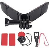 ADOFYS Full Face Motocross Helmet Chin Strap Mount Kit Compatible with GoPro, Sony Action Cam, Nikon, Garmin, Ricoh Action Ca