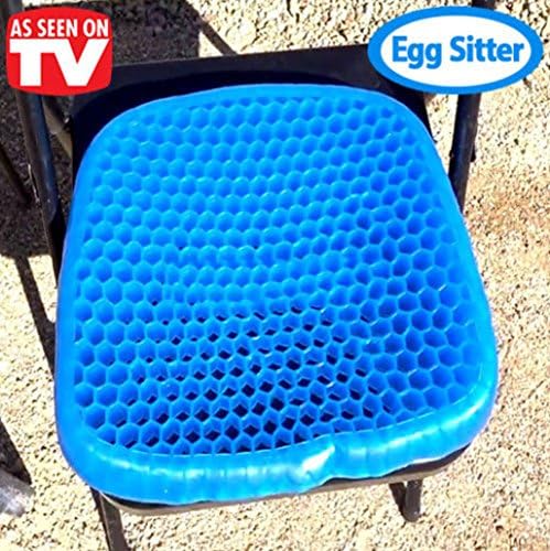 ALKK Egg Sitter Seat Cushion with Non-Slip Cover Breathable Honeycomb Design Absorbs Pressure Points