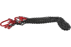 ‎COCOARM Chain Hanger, 4 Strand Adjustable Stop Chain, 2 Metres, 1 Tonne, 6 mm, Durable Steel, Perfect Replacement for Heavy Loads, Effective for Lifting Work