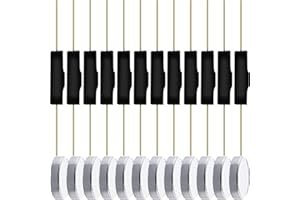 JYUDAUFU 12 Pcs 14B Plastic Reed Switch / 3 × 14 mm Normally Close NC Reed Contact Sensor/Relay Magnetic Induction Switch with Magnet Pieces for Door Window Sensor Alarm