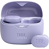JBL Tune Buds, g&uuml;r&uuml;lt&uuml; azaltma kablosuz kulaklık, Bluetooth 5.3, 48 saate kadar pil &ouml;mr&uuml;, hızlı şarj, JBL Pure Bass ses, mor