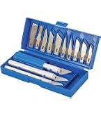 Silverline 251094 – Set 13 Coltelli Hobby Con Manici In Alluminio E Lame Intercambiabili - 3