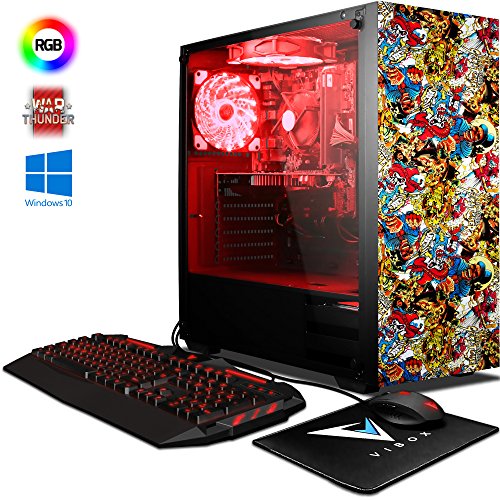 VIBOX Pyro GSR750-84 Gaming PC Ordenador de sobremesa con Cup  n de Juego  Windows 10 OS  4 1GHz AMD Ryzen 8-Core Procesador  Nvidia GeForce GTX 1050 Tarjeta Grafica  8GB DDR4 RAM  480GB SSD  2TB HDD  VIBOX Pyro GSR750-84 Gaming PC Ordenador de sobremesa con Cup  n de Juego  Windows 10 OS  4 1GHz AMD Ryzen 8-Core Procesador  Nvidia GeForce GTX 1050 Tarjeta Grafica  8GB DDR4 RAM  480GB SSD  2TB HDD