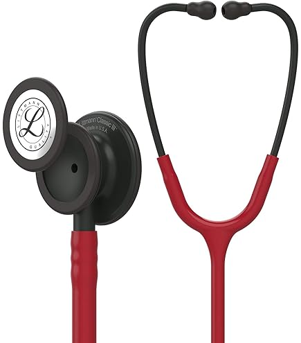 3M Littmann Classic II Pediatric Stethoscope, Raspberry Tube, 28