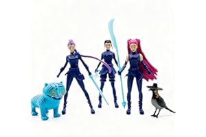 WINUOYANG K-pop Demon Figures, 5Pcs Pvc Figures Collectible Toy Hunters Series Toy Halloween Desktop Decorations for Kids Age 3+ Fans Birthday Gift (5Pcs)