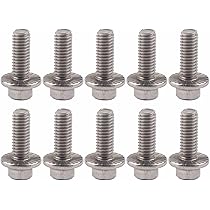 Viti Flangiate M6 Esagonali Acciaio Inox 304 - 10 Pezzi, Con Rondella Integrata, Varie Lunghezze - Foto 10