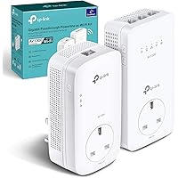 TP-Link AV1300 Gigabit Passthrough Powerline ac Wi-Fi Kit,up to 1200 Mbps WiFi speed,Wi-Fi Extender,Extra Power Socket,Works 