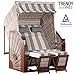 Produktbild DEVRIES STRANDKORB TRENDY PURE CLASSIC XL SUN SEASHELL DESSIN 422
