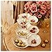 Produktbild Keramikplatten 3-fach Multifunktional Obst-teller Cupcake stnder,Vorspeise Dessert Anzeigen Stand Obst-lagerung Platte zum geburtstag Partei In ihrem zuhause Home-E