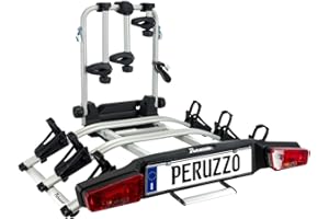 Peruzzo Zephyr, Portaciclo Auto Gancio Traino Unisex Adulto, Nero, Unica