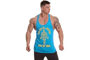 GOLD'S GYM Gold´s Gym Muscle Joe Premium Stringer Chaleco Camiseta musculación, Hombre