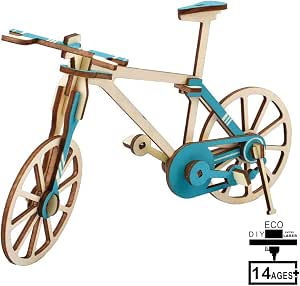 Szeao Puzzle 3D Kit Artigianale di Biciclette in Legno, Kit di Costruzione  di Modelli Meccanici, Rompicapo Ingegneria Giocattoli Educativi, Regalo di  Compleanno per Bambini, Ragazzi E Adulti : Amazon.it: Giochi e giocattoli