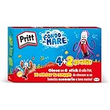 Pritt Colla Stick 22g x 6, Colla per Bambini 97% Naturale e Affidabile, Lavoretti Fai Da Te e Attività Creative, Confezione G