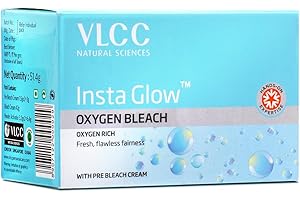 VLCC Insta Glow Qxygen Bleach, 51.4g by VLCC