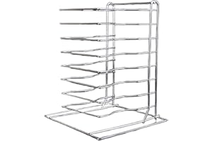 Baoblaze Présentoir à Pizza, Support de Rangement Portable, Plateau de Table, Support à Pizza pour fête, Camping, Restauration, Restaurants, Huit Couches